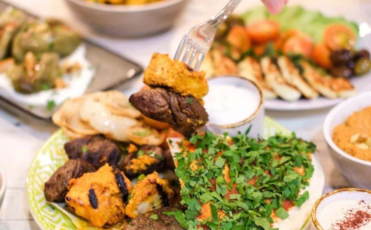 Enjoy Halal, Lebanese, Vegetarian and Vegan cuisine at Mazahr Lebanese Kitchen in South Granville, Vancouver